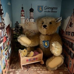 Limited Edition!!! 🐻 Giengen Teddy Bear Set. Margarete Steiff, Button in Ear.